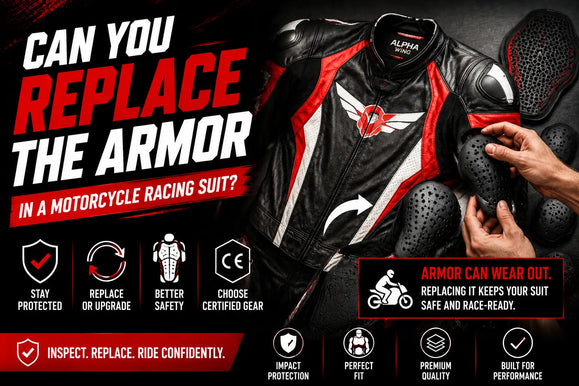Can You Replace the Armor in a Motorcycle Racing Suit?