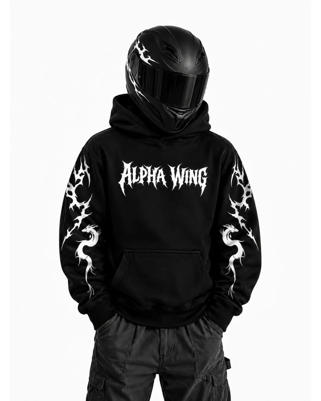 White Reflective Armoured Hoodie