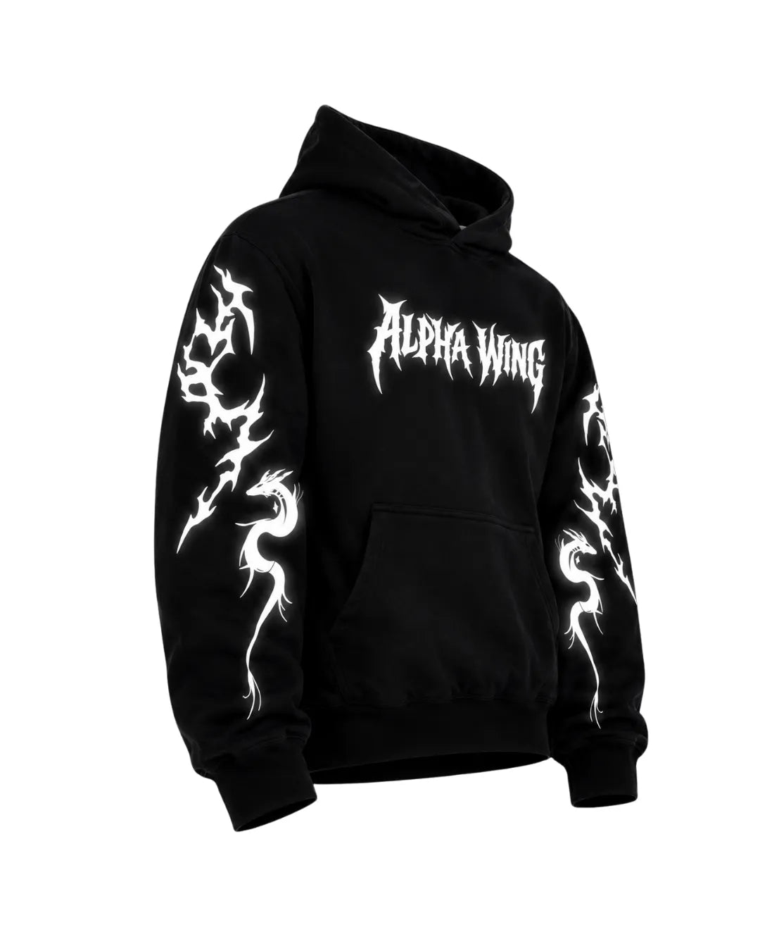 White Reflective Armoured Hoodie