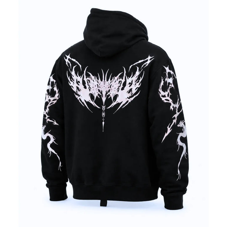White Reflective Armoured Hoodie