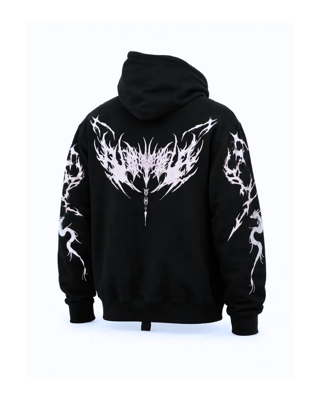 White Reflective Armoured Hoodie