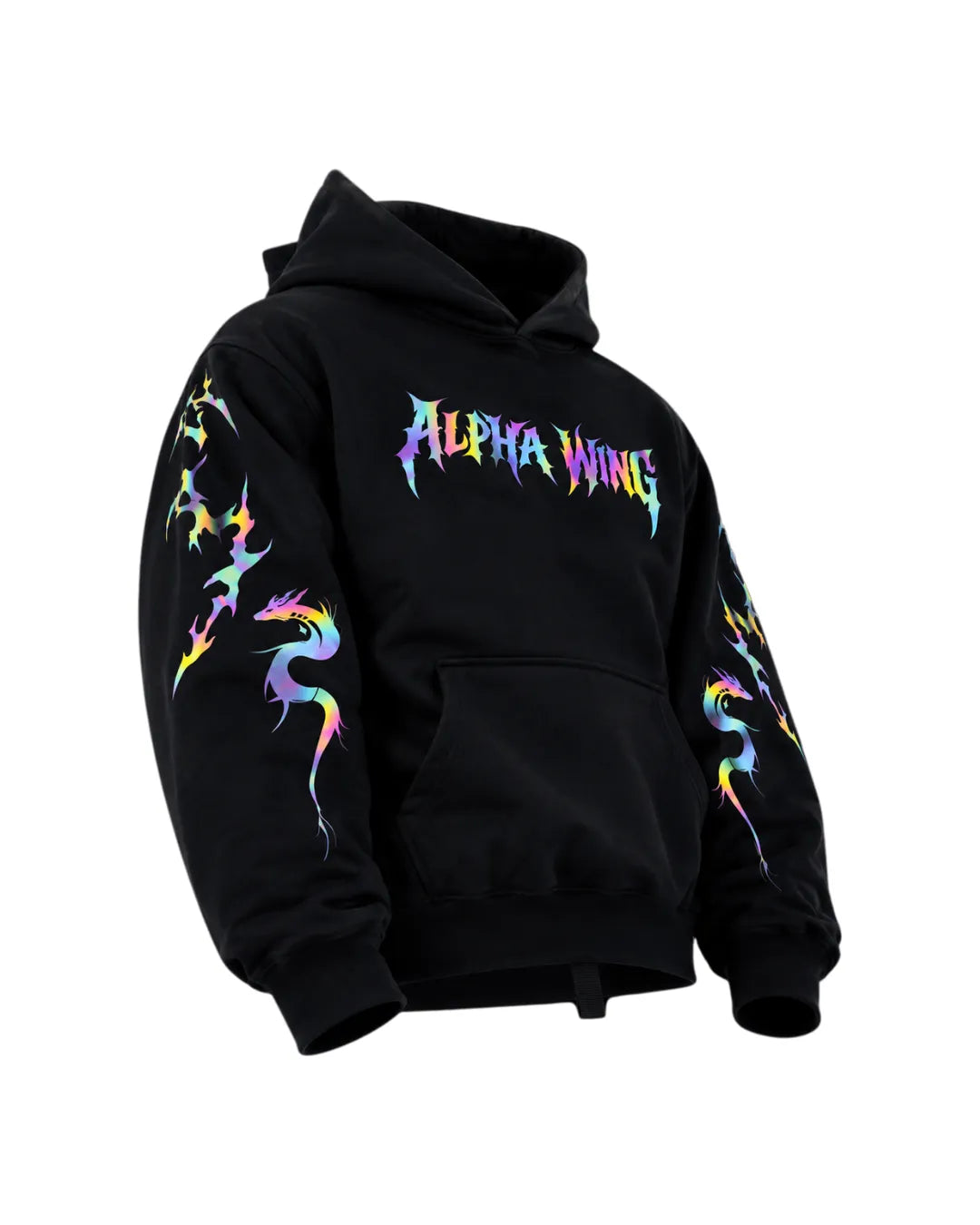 Rainbow Reflective Armoured  Hoodie
