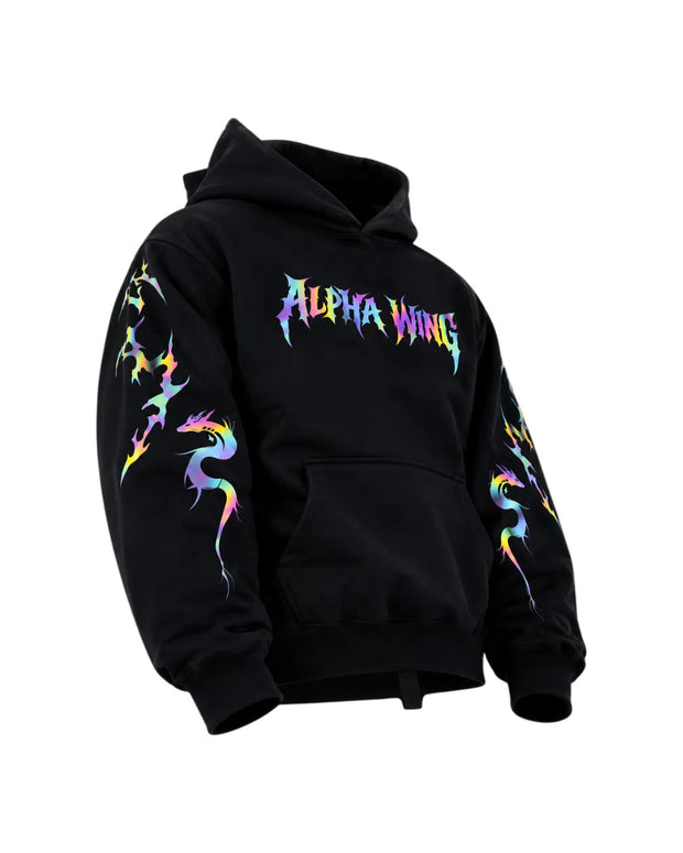 Rainbow Reflective Armoured  Hoodie