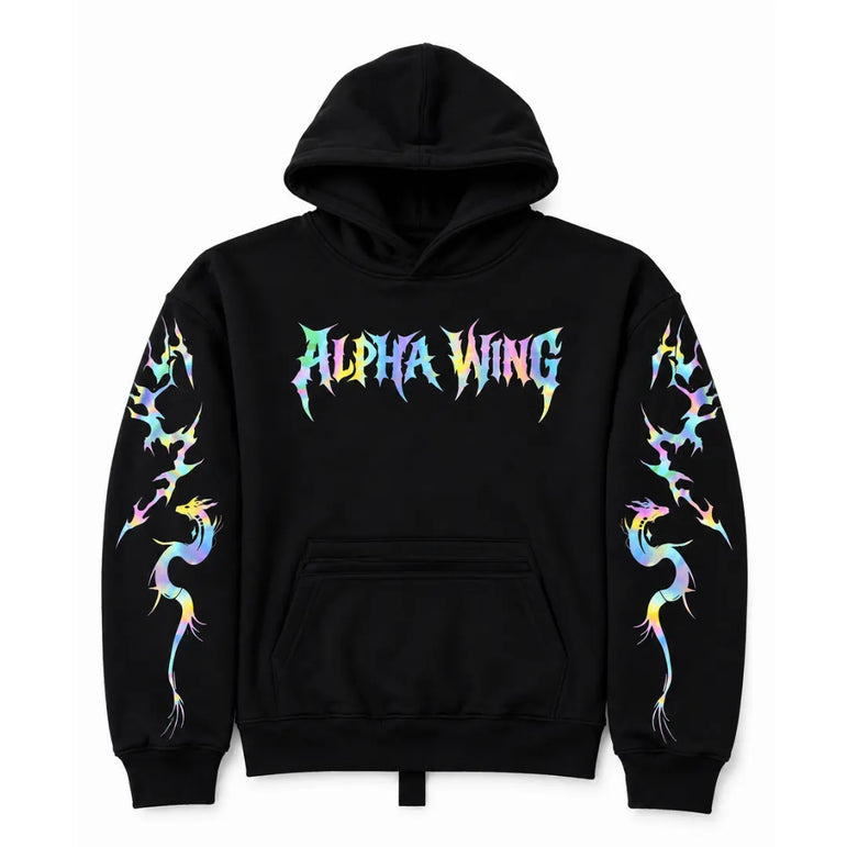 Rainbow Reflective Armoured  Hoodie