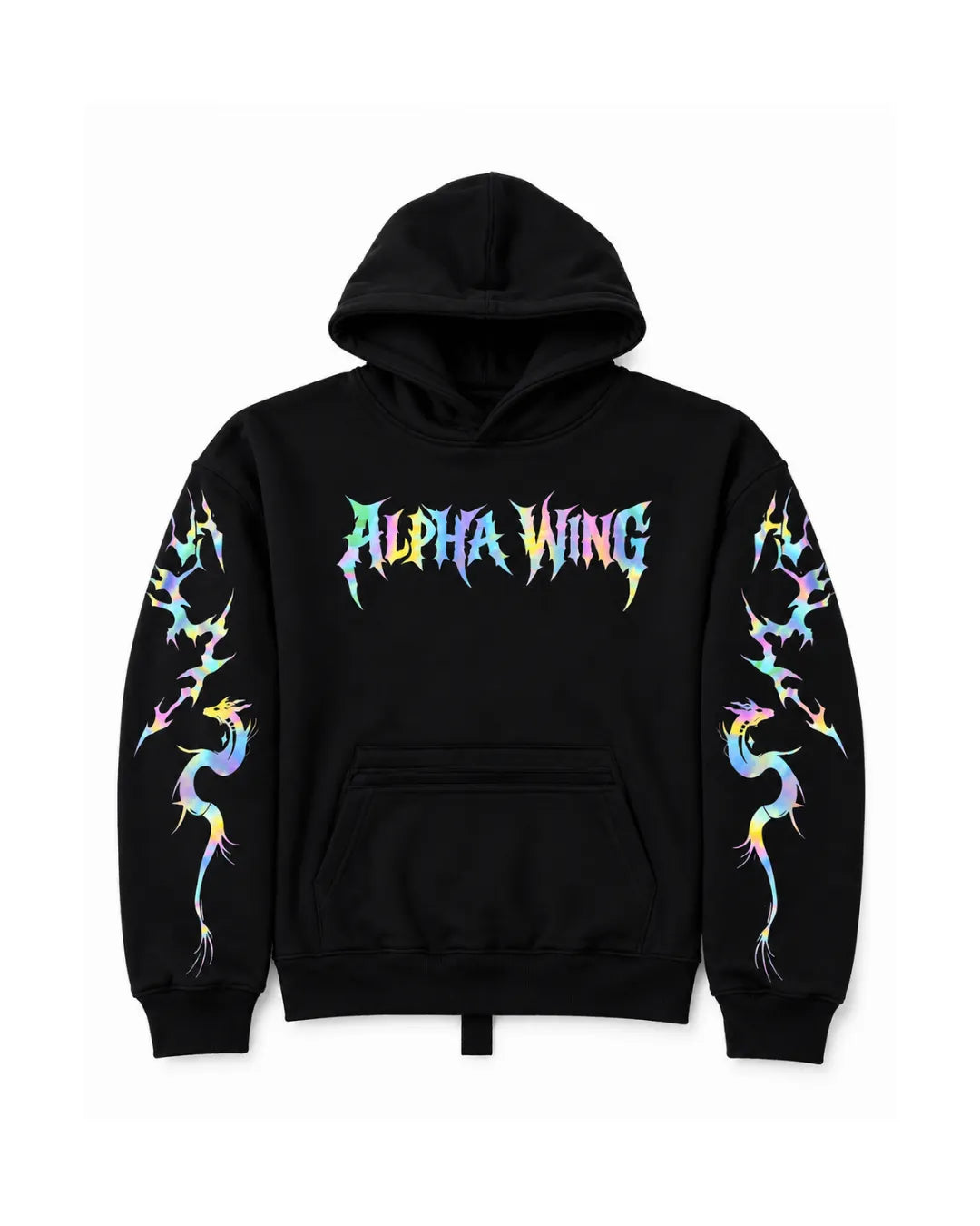 Rainbow Reflective Armoured  Hoodie