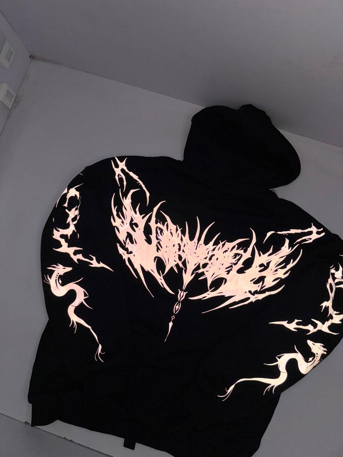 Alpha Wing back print design