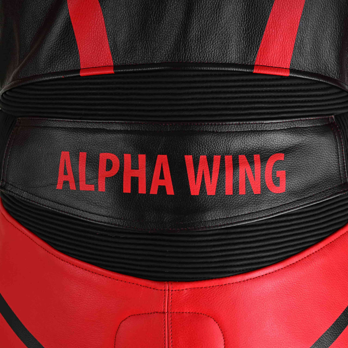 Deadpool motorcycle jacket and pants as a two-piece racing suit set