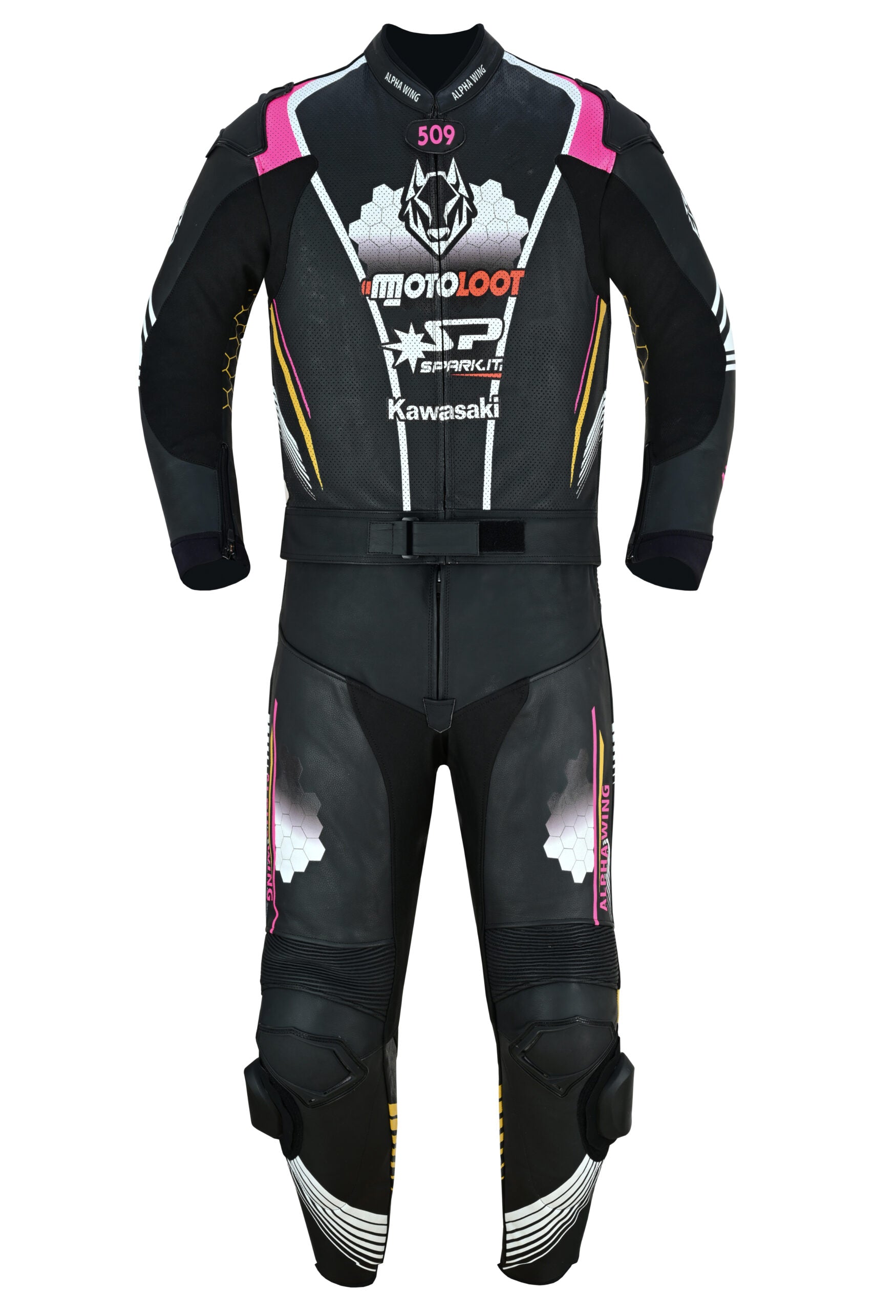Kawasaki ZX6R 2 Piece Motorbike Suit image 5
