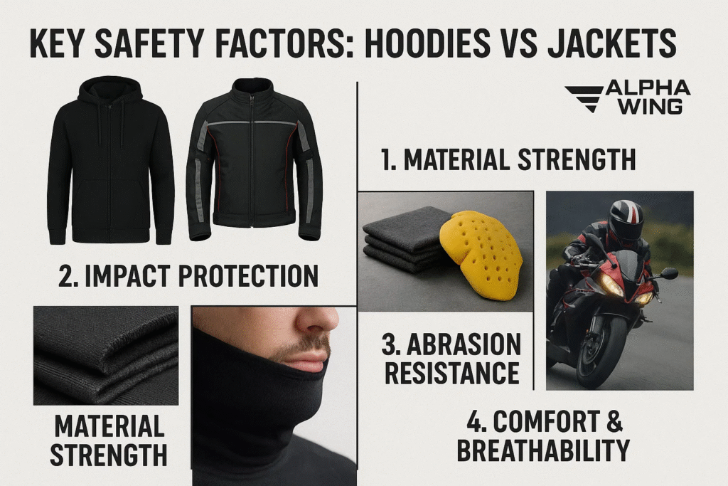 Key Safety Factors: Hoodies vs Jackets